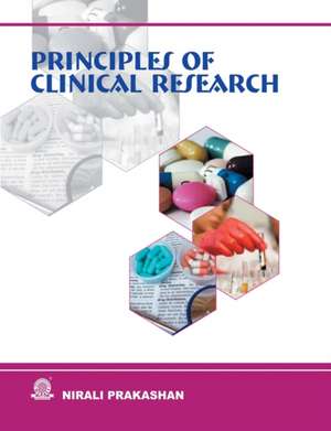 Principles Of Clincal Research de R . B . . Ghooi