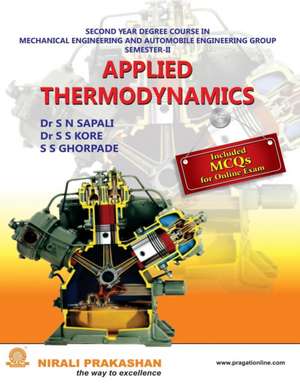 APPLIED THERMODYNAMICS de S S Kore