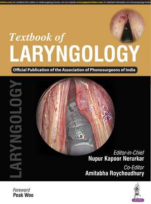 Textbook of Laryngology de Nupur Kapoor Nerurkar