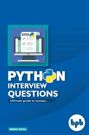 Python Interview Questions de Meenu Kohi