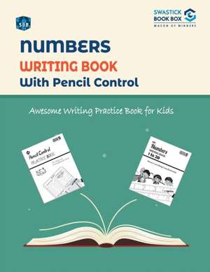 SBB Number Writing Book with Pencil Control de Swastick Book Box