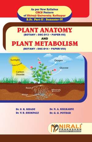 PLANT ANATOMY (PAPER-VII) & PLANT METABOLISM (PAPER-VIII) de S. K. Khade