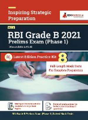 RBI Grade B Officer's Phase I (Prelims) Exam 2023 (English Edition) - 8 Mock Tests and 4 Sectional Tests (1800 Solved Questions) with Free Access to Online Tests de Edugorilla Prep Experts