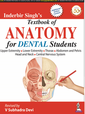 Inderbir Singh's Textbook of Anatomy for Dental Students de V Subhadra Devi