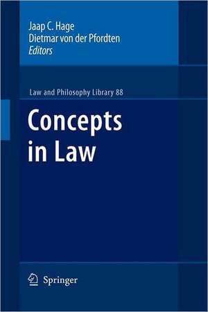 Concepts in Law de Jaap C. Hage