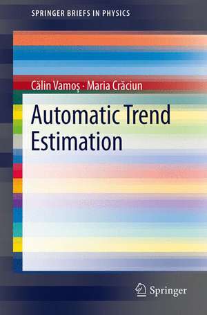 Automatic trend estimation de C˘alin Vamos¸