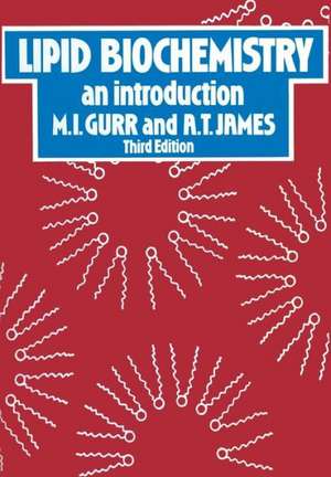 Lipid Biochemistry de M. I. Gurr