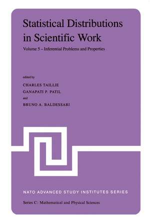Statistical Distributions in Scientific Work: Volume 5 — Inferential Problems and Properties de Charles Taillie