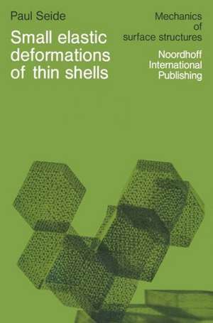 Small elastic deformations of thin shells de P. Seide