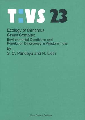 Ecology of Cenchrus grass complex: Environmental conditions and population differences in western India de S. C. Pandeya