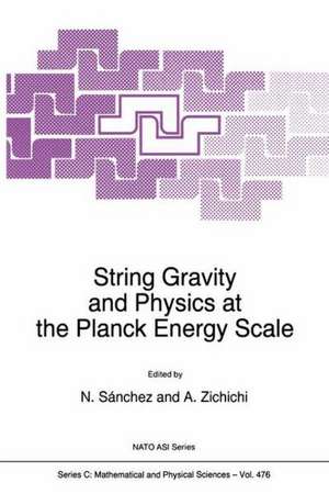 String Gravity and Physics at the Planck Energy Scale de Norma G. Sànchez