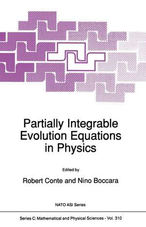 Partially Integrable Evolution Equations in Physics de R. Conte