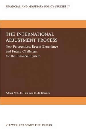 The International Adjustment Process: New Perspectives, Recent Experience and Future Challanges for the Financial System de D.E. Fair