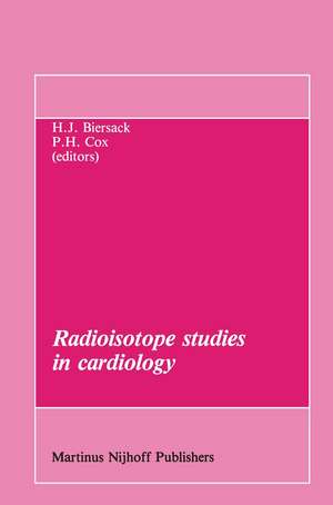 Radioisotope studies in cardiology de H. J. Biersack