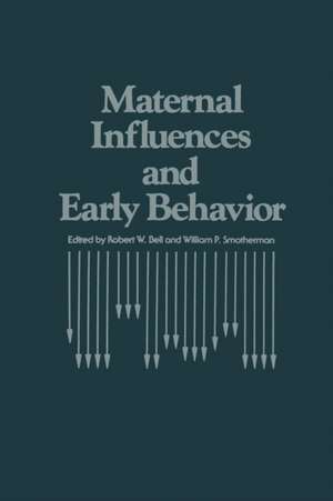 Maternal Influences and Early Behavior de R.W. Bell