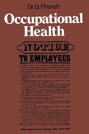 Occupational Health de G. Ffrench