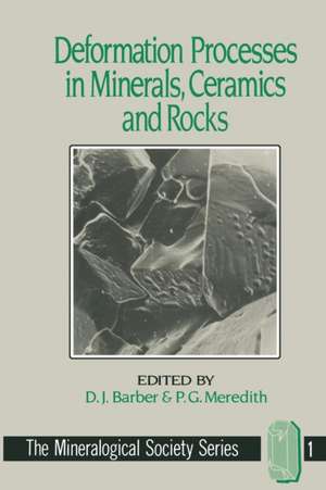 Deformation Processes in Minerals, Ceramics and Rocks de D.J. Barber