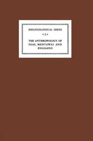 Critical Survey of Studies on the Anthropology of Nias, Mentawei and Enggano de Peter T. Suzuki