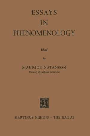 Essays in Phenomenology de Maurice Natanson