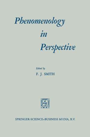 Phenomenology in Perspective de Smith