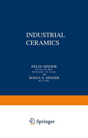 Industrial Ceramics de F. Singer