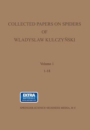 Collected papers on spiders of Wladyslaw Kulczyński de Władysław Kulczyński