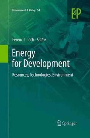 Energy for Development de Ferenc L. Tóth
