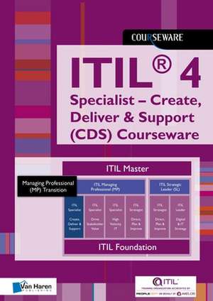 Itil 4 Specialist Create, Deliver & Support Cds Courseware de van Haren Publishing