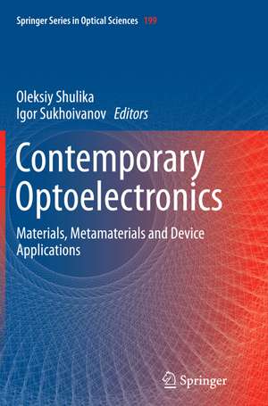 Contemporary Optoelectronics de Oleksiy Shulika