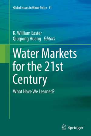 Water Markets for the 21st Century: What Have We Learned? de K. William Easter