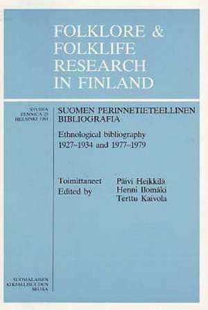 Folklore and Folklife Research in Finland de Sulo Haltsonen