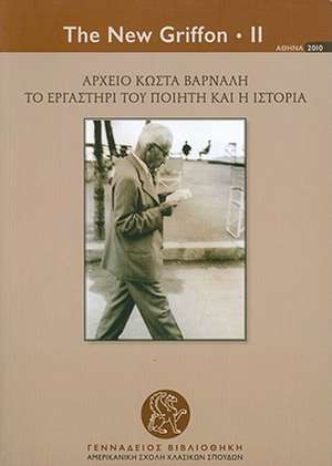 Kostas Varnalis's Papers: The Poet's Workshop and History de Theano Michailidou