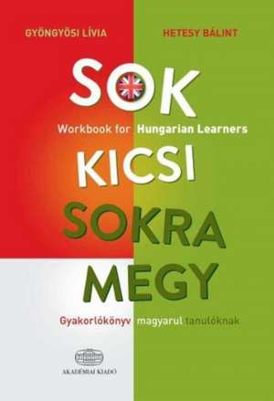 Sok kicsi sokra megy (angol) - Workbook for Hungarian Learners de Gyongyosi Livia