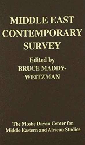 Middle East Contemporary Survey, Volume XXIV de Bruce Maddy-Weitzman