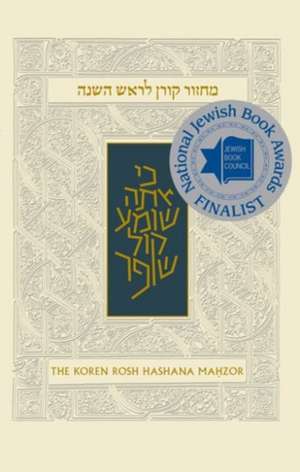 Koren Sacks Rosh Hashana Mahzor: New Compact Size de Jonathan Sacks