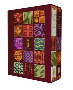 Decorative Shabbat Humash & Siddur, Sepharad (2 Volume Box Set) de Koren Publishers