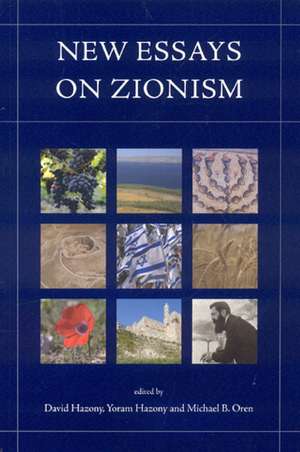 New Essays on Zionism de David Hazony