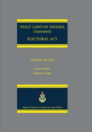 Nials Laws of Nigeria. Electoral ACT: Biblia Hebreo / Espanol - El Libro de Exodo de Bolaji Owasanoye