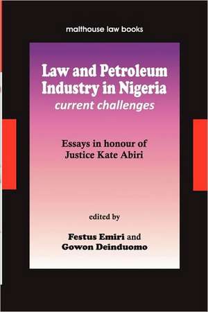 Law and Petroleum Industry in Nigeria de Gowon Deinduomo