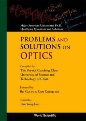 PROB & SOLN ON OPTICS (B/S) de Lim Y K