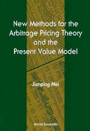 NEW METHODS FOR ARBITRAGE PRICING... de Mei Jianping