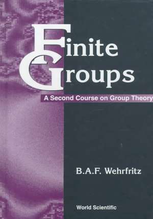 Finite Groups: A Second Course on Group Theory de B. A. F. Wehrfritz