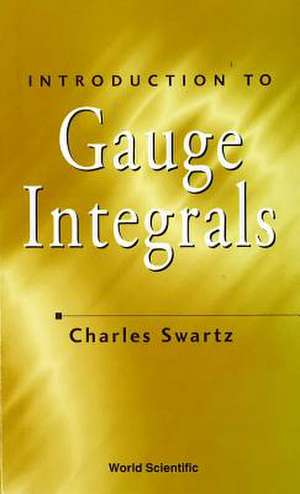 Swartz, C: Introduction To Gauge Integrals