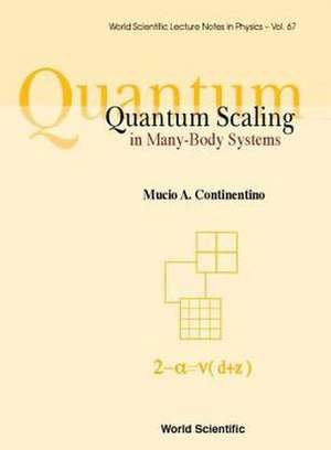 Quantum Scaling in Many-Body Systems de Mucio A. Continentino