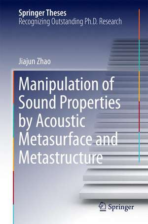 Manipulation of Sound Properties by Acoustic Metasurface and Metastructure de Jiajun Zhao