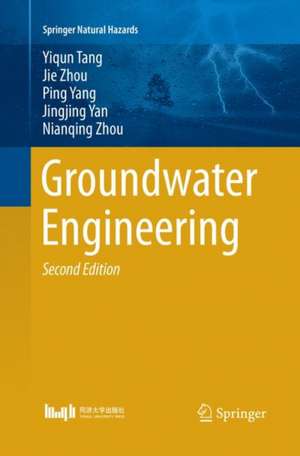 Groundwater Engineering de Yiqun Tang