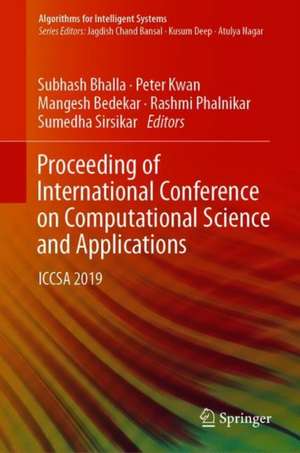 Proceeding of International Conference on Computational Science and Applications: ICCSA 2019 de Subhash Bhalla