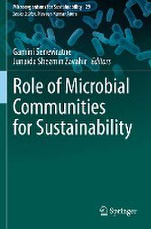 Role of Microbial Communities for Sustainability de Gamini Seneviratne