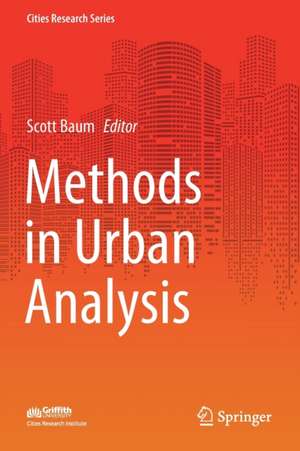 Methods in Urban Analysis de Scott Baum