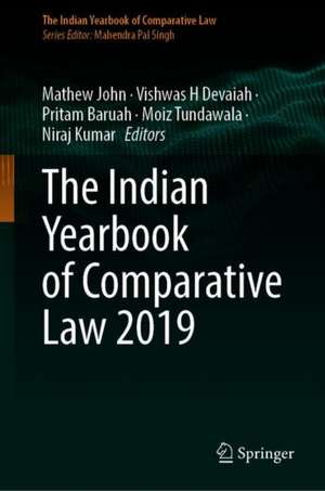 The Indian Yearbook of Comparative Law 2019 de Mathew John